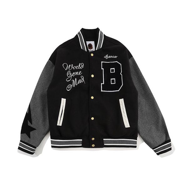 mens designer jackets mens windbreaker varsity mens vintage loose long baseball hip hop harajuku ape letter embroidery streetwear men coats, Black;brown
mens designer jackets mens windbreaker varsity mens vintage loose long baseball hip hop harajuku ape letter embroidery streetwear men coats, Black;brown