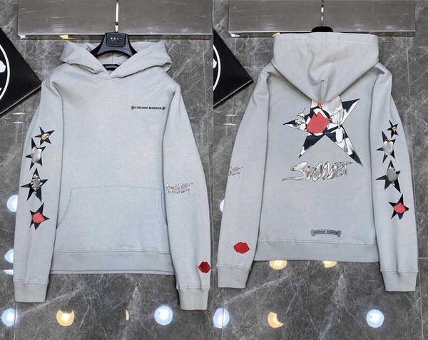 3a men's hoodie designer chrome winter sweatshirt heart shaped ch long sleeve zipper loose jacket men women hip hop 0oas, Black
3a men's hoodie designer chrome winter sweatshirt heart shaped ch long sleeve zipper loose jacket men women hip hop 0oas, Black