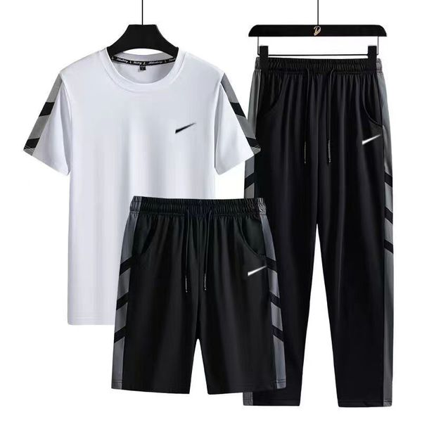 mens tracksuits suit designer short sleeve shorts and trousers two-piece/three-piece set optional speed dry ice real silk crewneck sportswea, Gray
mens tracksuits suit designer short sleeve shorts and trousers two-piece/three-piece set optional speed dry ice real silk crewneck sportswea, Gray