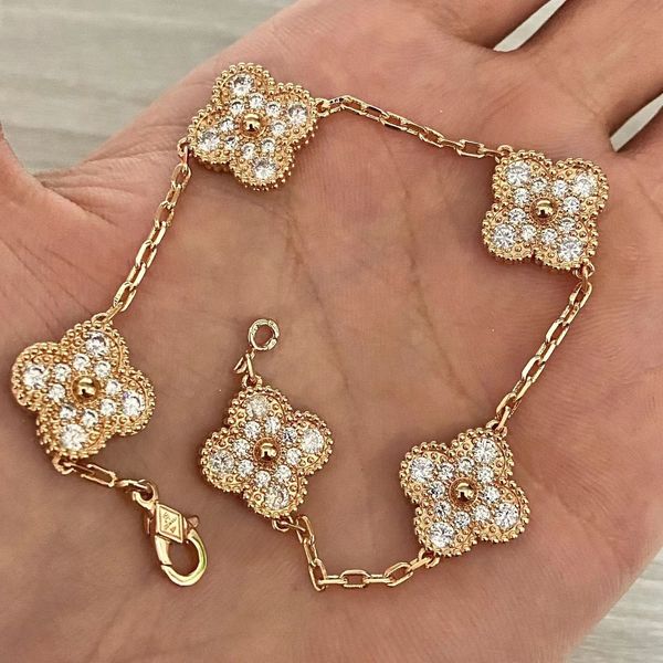 designer bracelet luxury 4 four leaf clover charm elegant fashion 18k gold agate shell mother of pearl couple holiday special counter5j52, Black
designer bracelet luxury 4 four leaf clover charm elegant fashion 18k gold agate shell mother of pearl couple holiday special counter5j52, Black
