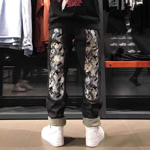 european and american designers men's jeans casual vintage evisued pants -shaped embroidery harajuku streetwear embroidery hip hop jea, Blue
european and american designers men's jeans casual vintage evisued pants -shaped embroidery harajuku streetwear embroidery hip hop jea, Blue