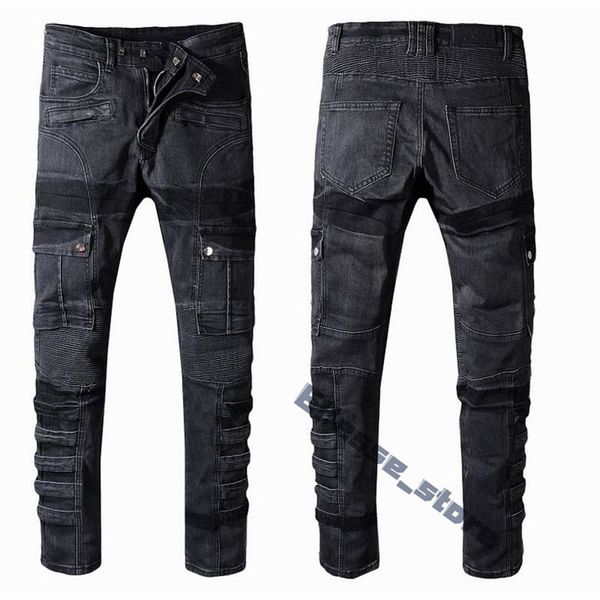 mens designer jeans distressed ripped biker slim fit motorcycle bikers denim for men s fashion mans black pants pour hommes 411, Blue
mens designer jeans distressed ripped biker slim fit motorcycle bikers denim for men s fashion mans black pants pour hommes 411, Blue