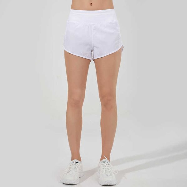 lulu women shorts back zipper pockets sports with liner running short exercise gym workout training sportswear jogger 6 colors t5a4 lr8a, White;black
lulu women shorts back zipper pockets sports with liner running short exercise gym workout training sportswear jogger 6 colors t5a4 lr8a, White;black
