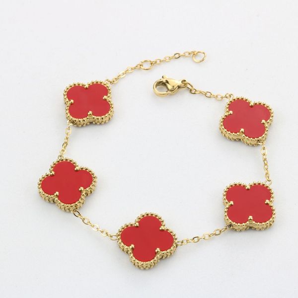 designer jewelry women van four leaf clover bracelet fashion vintage bracelets luxury design wedding chirstmas gift 3llh8, Golden;silver
designer jewelry women van four leaf clover bracelet fashion vintage bracelets luxury design wedding chirstmas gift 3llh8, Golden;silver