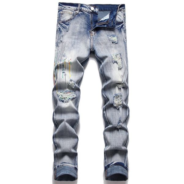 mens designer jeans fashion european america style jean hombre letter star embroidery pants patchwork ripped for motorcycle pant skinny 6 cu, Blue
mens designer jeans fashion european america style jean hombre letter star embroidery pants patchwork ripped for motorcycle pant skinny 6 cu, Blue