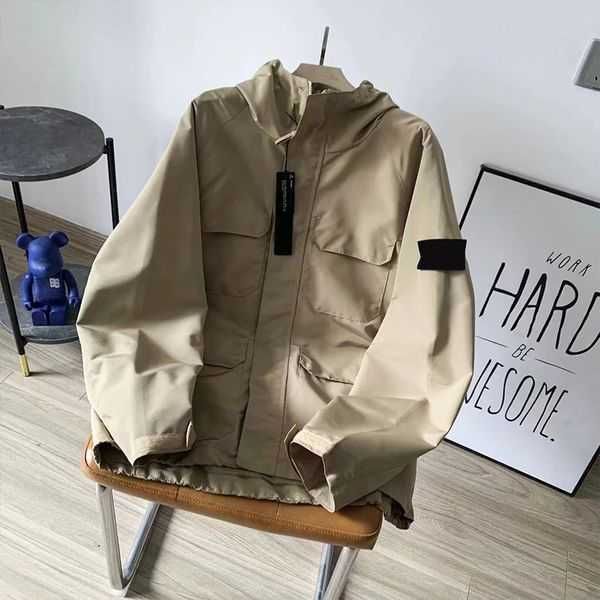 women's outerwear designer badges zipper shirt jacket loose style spring autumn mens oxford breathable portable high street stones clot, Black;brown
women's outerwear designer badges zipper shirt jacket loose style spring autumn mens oxford breathable portable high street stones clot, Black;brown