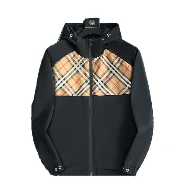 classic plaid mens hooded jacket designer men fashion casual windbreaker spring summer thin sport coat 01 zuj5, Black
classic plaid mens hooded jacket designer men fashion casual windbreaker spring summer thin sport coat 01 zuj5, Black