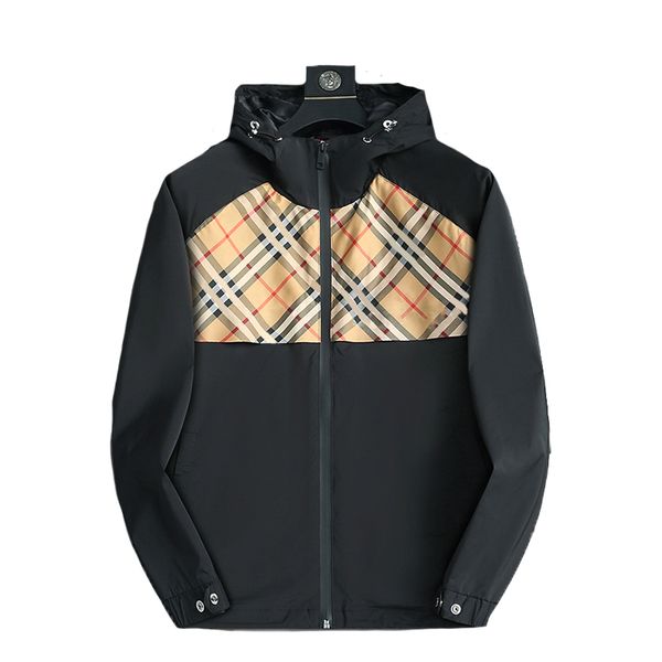 plaid classic mens hooded jacket designer men fashion casual windbreaker spring summer thin sport coat 01 g3i9, Black
plaid classic mens hooded jacket designer men fashion casual windbreaker spring summer thin sport coat 01 g3i9, Black