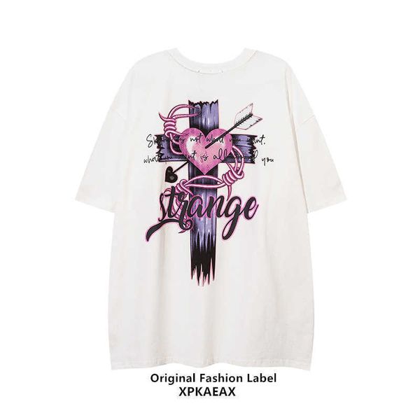 stussys fashion t-shirt trendy brand love cross short sleeve oversize american high street men's and women's lazy style t-shirt su, White;black
stussys fashion t-shirt trendy brand love cross short sleeve oversize american high street men's and women's lazy style t-shirt su, White;black