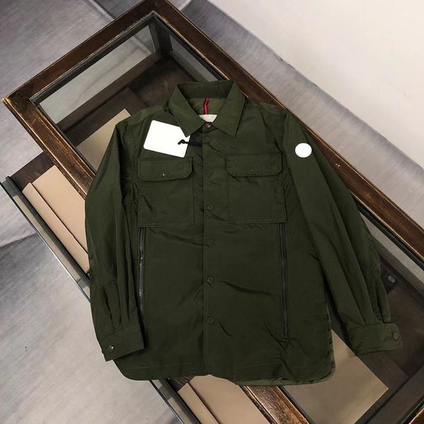 chest pockets design lapel mens jacket arm nfc badge men windbreaker front zipper designer jacket spring autumn men coat size 1--6 dnvy, Black
chest pockets design lapel mens jacket arm nfc badge men windbreaker front zipper designer jacket spring autumn men coat size 1--6 dnvy, Black