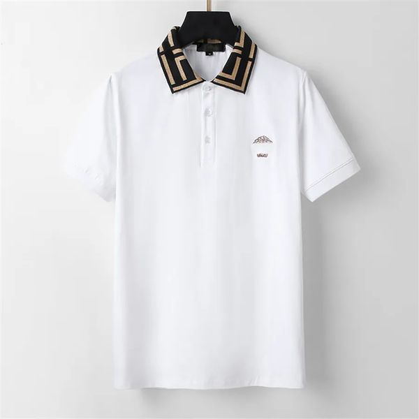 fashion designer mens polos shirt t-shirt summer casual embroidered pattern pure cotton high sreetbusiness black and white collar shirts m-3, White;black
fashion designer mens polos shirt t-shirt summer casual embroidered pattern pure cotton high sreetbusiness black and white collar shirts m-3, White;black