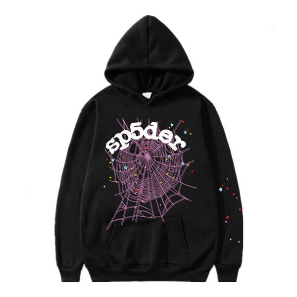 fashion brand spider 555 hoodie designer sp5der streetwear spiderweb print pink popular suit men and women pants nuh0, Black
fashion brand spider 555 hoodie designer sp5der streetwear spiderweb print pink popular suit men and women pants nuh0, Black