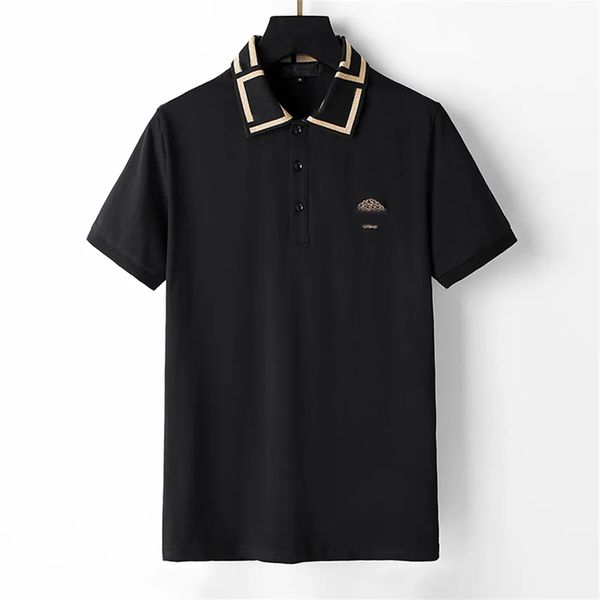 fashion designer mens polos shirt t-shirt summer casual embroidered pattern pure cotton high sreetbusiness black and white collar shirts m-3, White;black
fashion designer mens polos shirt t-shirt summer casual embroidered pattern pure cotton high sreetbusiness black and white collar shirts m-3, White;black