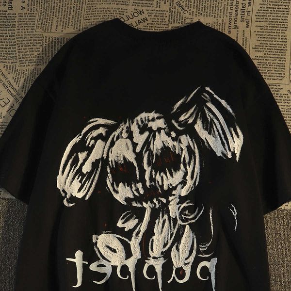 stussys european and american street trend brand dark black cartoon printed short sleeved t-shirt for men and women, loose hip-hop hiphop fo, White;black
stussys european and american street trend brand dark black cartoon printed short sleeved t-shirt for men and women, loose hip-hop hiphop fo, White;black