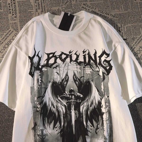stussys american street fashion brand angel cotton short sleeve t-shirt men's summer loose ins european and american high street hiphop, White;black
stussys american street fashion brand angel cotton short sleeve t-shirt men's summer loose ins european and american high street hiphop, White;black