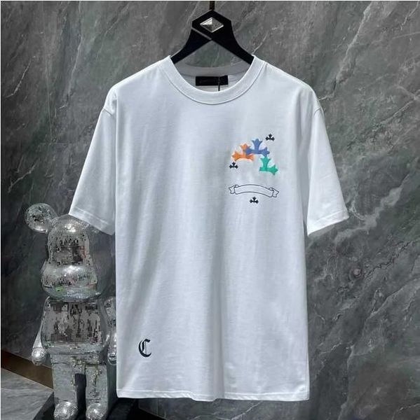 men's classic t-shirt heart brand round neck chrome short sleeve tees ch sweater casual horseshoe sanskrit cross print 2s9m, White;black
men's classic t-shirt heart brand round neck chrome short sleeve tees ch sweater casual horseshoe sanskrit cross print 2s9m, White;black