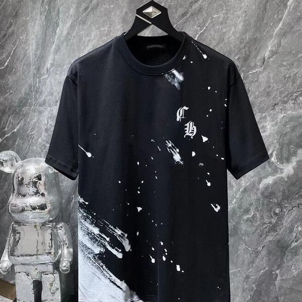 men's classic t-shirt heart brand round neck chrome short sleeve tees ch sweater casual horseshoe sanskrit cross print epxa, White;black
men's classic t-shirt heart brand round neck chrome short sleeve tees ch sweater casual horseshoe sanskrit cross print epxa, White;black