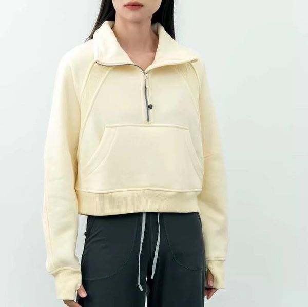 women's jackets autumn and winter hoodie jackets sports half zipper terry designers sweater cing loose short clothes, Black;brown
women's jackets autumn and winter hoodie jackets sports half zipper terry designers sweater cing loose short clothes, Black;brown