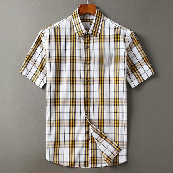 mens casual shirt burbereys mens striped plaid print camisas de hombre lapel short sleeved cotton banquet breathable and comfortable hewa ti, White;black
mens casual shirt burbereys mens striped plaid print camisas de hombre lapel short sleeved cotton banquet breathable and comfortable hewa ti, White;black