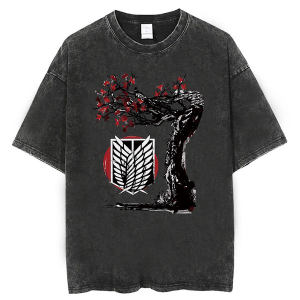 mens tshirts anime attack on titan summer short sleeve men t shirt vintage washed 100% cotton tees harajuku casual y2k clothes 230407ybw0 3, White;black
mens tshirts anime attack on titan summer short sleeve men t shirt vintage washed 100% cotton tees harajuku casual y2k clothes 230407ybw0 3, White;black