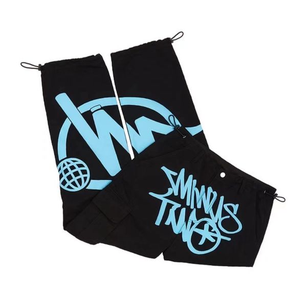 men's pants minus two cargo pant harajuku casual loose punk rock straight wide leg trouser streetwear y2k retro street trend overalls e, Black
men's pants minus two cargo pant harajuku casual loose punk rock straight wide leg trouser streetwear y2k retro street trend overalls e, Black