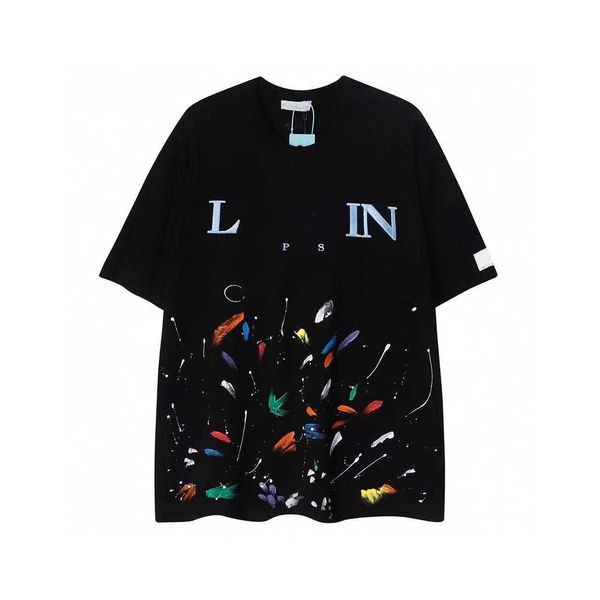 designer luxury lanvins classic hand painted graffiti speckled short sleeve t-shirt for men and trendy loose comfortable o1kw 2 qayo, White;black
designer luxury lanvins classic hand painted graffiti speckled short sleeve t-shirt for men and trendy loose comfortable o1kw 2 qayo, White;black