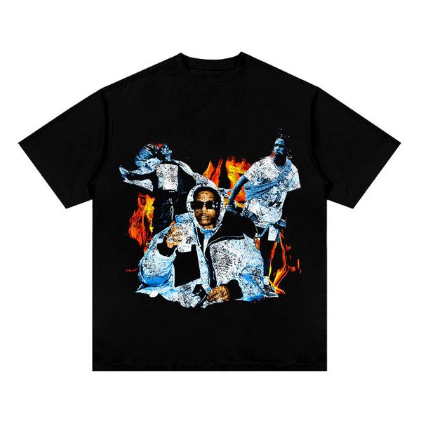 designer kanyes classic wests t shirt hip hop high street t-shirt rap personalized printed tshirt cotton loose european american fashion bra, White;black
designer kanyes classic wests t shirt hip hop high street t-shirt rap personalized printed tshirt cotton loose european american fashion bra, White;black