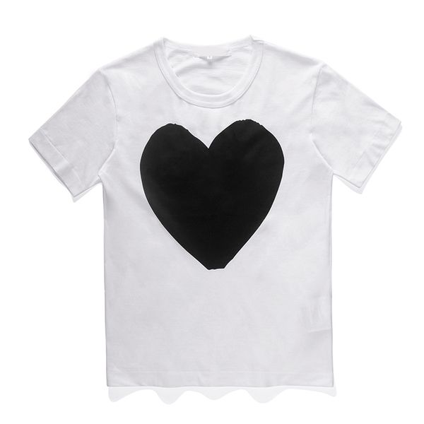 play fashion mens t shirt designer red heart casual women commes des shirts badge quanlity tshirts cotton embroidery short sleeve summer tee, White;black
play fashion mens t shirt designer red heart casual women commes des shirts badge quanlity tshirts cotton embroidery short sleeve summer tee, White;black