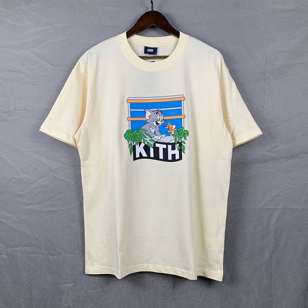 kith tom and jerry t-shirt designer men women casual short sleeves sesame street tee vintage fashion clothes tees outwear oversize man shor, White;black
kith tom and jerry t-shirt designer men women casual short sleeves sesame street tee vintage fashion clothes tees outwear oversize man shor, White;black