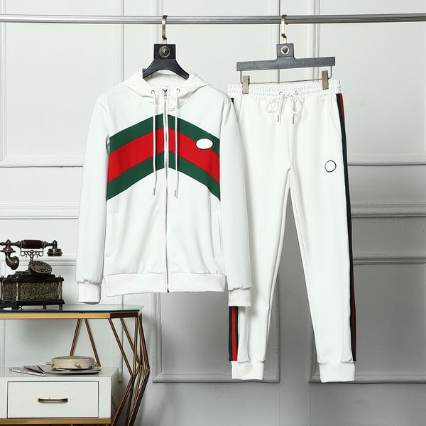 2023 spring designer men's tracksuits colpus sleeve letter side webbing stripe womens zipper stripe running suits patchwork pants fkam, Gray
2023 spring designer men's tracksuits colpus sleeve letter side webbing stripe womens zipper stripe running suits patchwork pants fkam, Gray