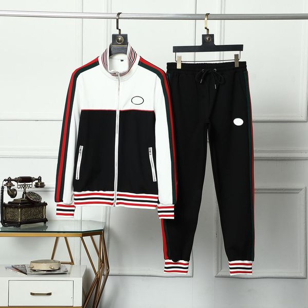 2023 spring designer men's tracksuits colpus sleeve letter side webbing stripe womens zipper stripe running suits patchwork pants pfap, Gray
2023 spring designer men's tracksuits colpus sleeve letter side webbing stripe womens zipper stripe running suits patchwork pants pfap, Gray