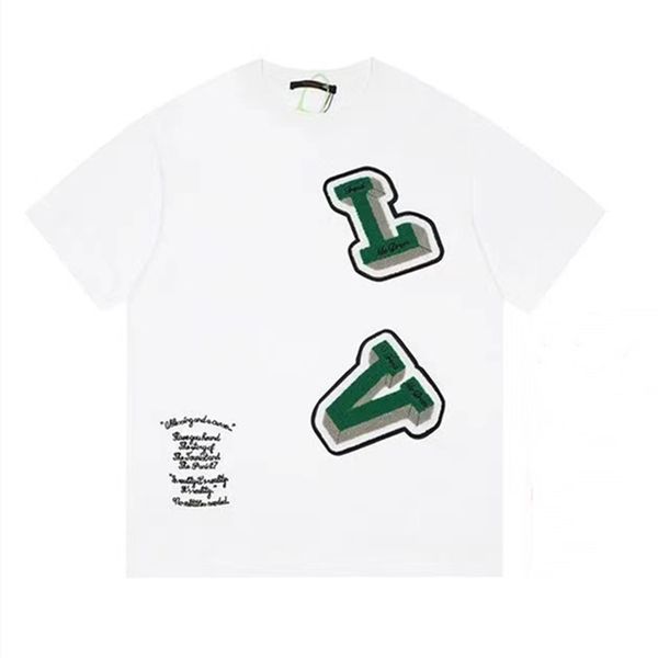 23ss mens t shirt designer shirts luxury short-sleeved pure cotton flocked letter-printed street lovers' same clothing s-5xl 2023 073p, White;black
23ss mens t shirt designer shirts luxury short-sleeved pure cotton flocked letter-printed street lovers' same clothing s-5xl 2023 073p, White;black