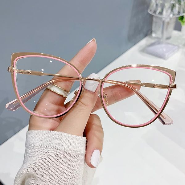 sunglasses retro cat eye anti-blue light glasses women men computer optical metal frame plain2zv8, White;black
sunglasses retro cat eye anti-blue light glasses women men computer optical metal frame plain2zv8, White;black