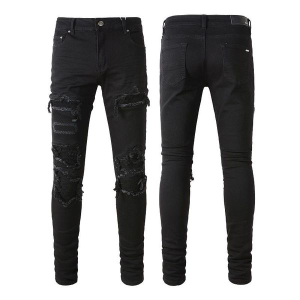 designer jeans mens skinny desig 55 colors pants long hippop sticker embroidery slim denim straight streetwear wholesale 29-38xmgn, Blue
designer jeans mens skinny desig 55 colors pants long hippop sticker embroidery slim denim straight streetwear wholesale 29-38xmgn, Blue