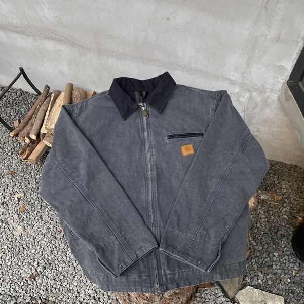men's jacket hip hop vintage mild water wash detroit american work 8 7bmq, Black;brown
men's jacket hip hop vintage mild water wash detroit american work 8 7bmq, Black;brown