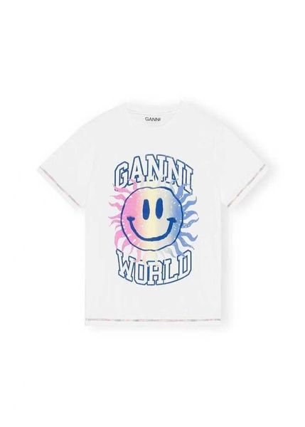 23ss ganni womens t shirt summer new product ocean series example youth leisure shell print straight round neck short sleeve women cotton fa, White
23ss ganni womens t shirt summer new product ocean series example youth leisure shell print straight round neck short sleeve women cotton fa, White