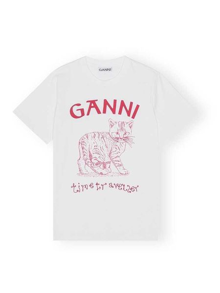 23ss ganni womens t shirt summer new product ocean series example youth leisure shell print straight round neck short sleeve women cotton fa, White
23ss ganni womens t shirt summer new product ocean series example youth leisure shell print straight round neck short sleeve women cotton fa, White