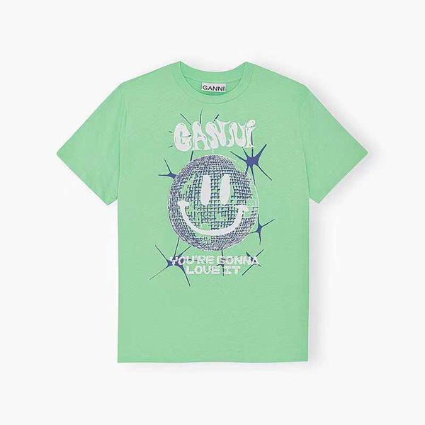 23ss ganni womens t shirt summer new product ocean series example youth leisure shell print straight round neck short sleeve women cotton fa, White
23ss ganni womens t shirt summer new product ocean series example youth leisure shell print straight round neck short sleeve women cotton fa, White