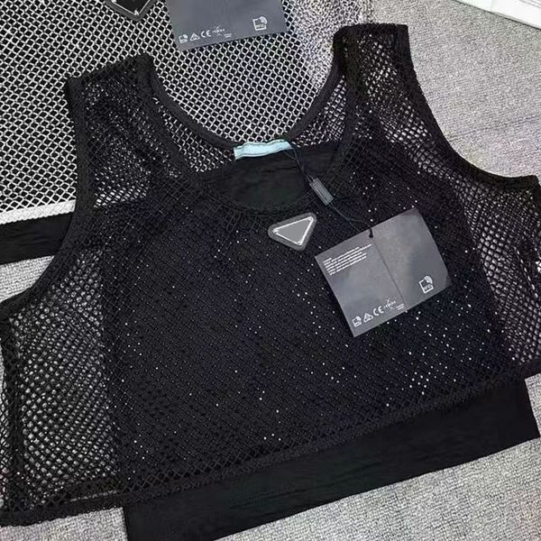 triangle badge p-letter baroque women vest tanks fashion black mesh t shirt satin shinning diamond sling camis gift for girls clothing s6uo, White
triangle badge p-letter baroque women vest tanks fashion black mesh t shirt satin shinning diamond sling camis gift for girls clothing s6uo, White