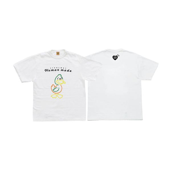 trendy human made men's t-shirts loose fitting short sleeved t-shirt with sulfur cotton polar bear duck cute animal letter print t shir, White;black
trendy human made men's t-shirts loose fitting short sleeved t-shirt with sulfur cotton polar bear duck cute animal letter print t shir, White;black