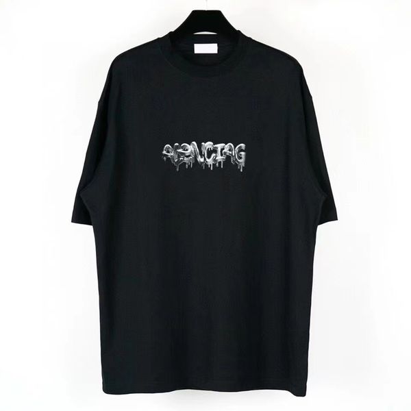 t shirt summer fashion mens womens designers tees tshirt loose sleeve luxurys letter cotton t-shirt clothing polos short brand clothes 1osv, White;black
t shirt summer fashion mens womens designers tees tshirt loose sleeve luxurys letter cotton t-shirt clothing polos short brand clothes 1osv, White;black