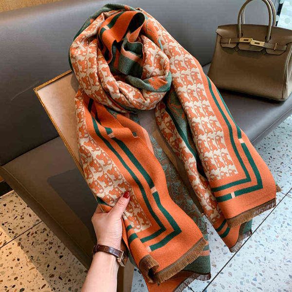 scarves luxury brand scarf women warm cashmere shawl wrap large pashmina blanket designer carriage female foulard t220919 36vag, Blue;gray
scarves luxury brand scarf women warm cashmere shawl wrap large pashmina blanket designer carriage female foulard t220919 36vag, Blue;gray