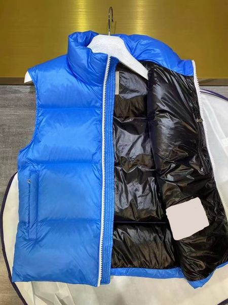 luxury designer mens vests womens embroidery badge thickened warm down vest tank couple loose casual winter puffer vest coat size 1/2/3/4/5, Black;white
luxury designer mens vests womens embroidery badge thickened warm down vest tank couple loose casual winter puffer vest coat size 1/2/3/4/5, Black;white