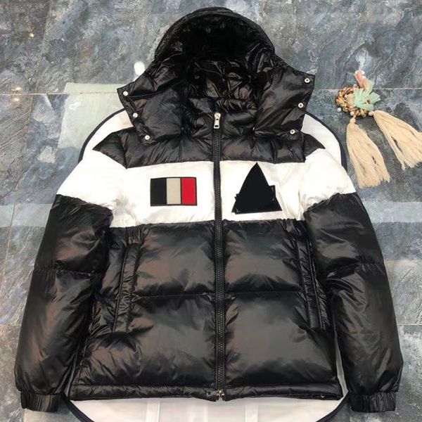 luxury designer men down parkas women's embroidered badge standing neck hooded puffer jacket couple thickened warm loose winter vest si, Black
luxury designer men down parkas women's embroidered badge standing neck hooded puffer jacket couple thickened warm loose winter vest si, Black