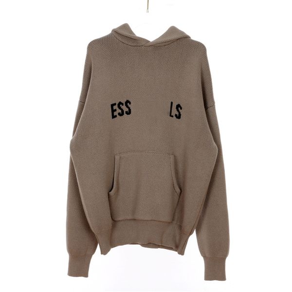 es designer mens women essentialhoodie hoodies letter essentail knit hoody knitted sweaters casual pullovers essent autumn winter spring fas, Black
es designer mens women essentialhoodie hoodies letter essentail knit hoody knitted sweaters casual pullovers essent autumn winter spring fas, Black