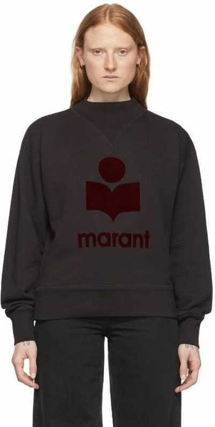 isabel marant designer pullover sweatshirt flocking print half high collar long sleeve loose terry sweater for women fashion hoodies kme2, Black
isabel marant designer pullover sweatshirt flocking print half high collar long sleeve loose terry sweater for women fashion hoodies kme2, Black
