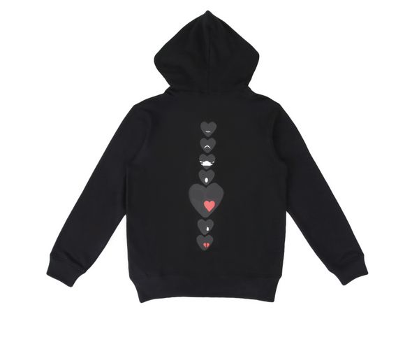play designer men's hoodies fashion hearts badge hoodie trend cotton sweatshirts women's clothing labels complete axvs, Black
play designer men's hoodies fashion hearts badge hoodie trend cotton sweatshirts women's clothing labels complete axvs, Black