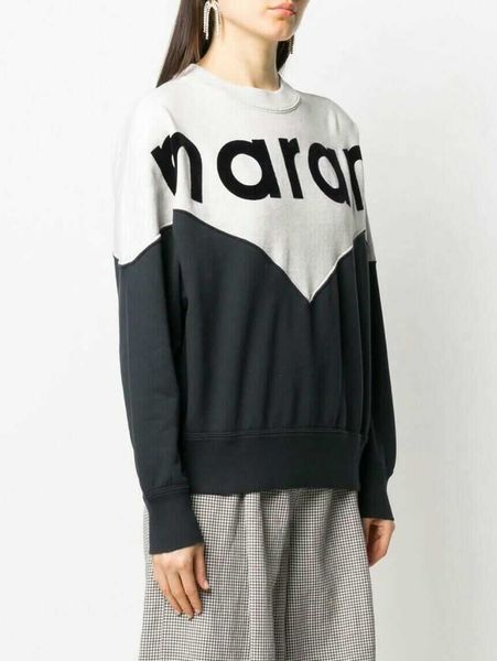 isabel marant cotton pullover sweater women designer fashion sweatshirt alphabet flocking casual loose hoodie 8um1, Black
isabel marant cotton pullover sweater women designer fashion sweatshirt alphabet flocking casual loose hoodie 8um1, Black