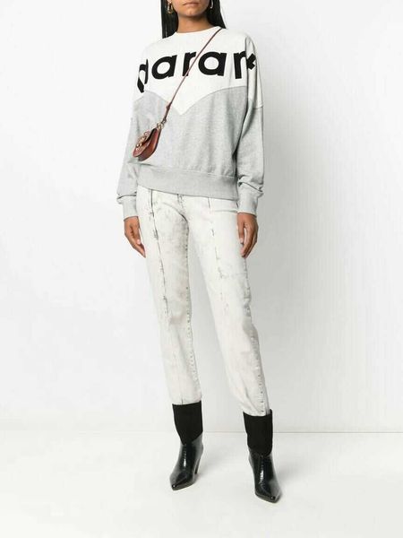 isabel marant cotton pullover sweater women designer fashion sweatshirt alphabet flocking casual loose hoodie hqmm, Black
isabel marant cotton pullover sweater women designer fashion sweatshirt alphabet flocking casual loose hoodie hqmm, Black