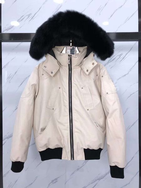 down quality real fur winter mens mooses ballistic bomber parka jackets warm outwear coat windproof short 3 xedv, Black
down quality real fur winter mens mooses ballistic bomber parka jackets warm outwear coat windproof short 3 xedv, Black